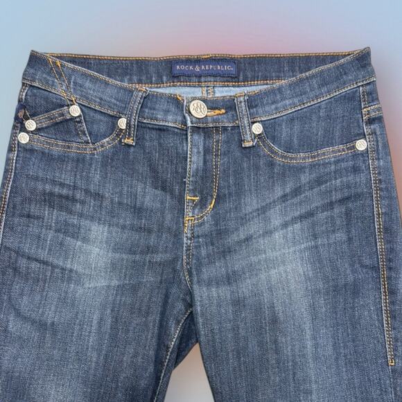Rock & Republic Women's 8 KASHMIERE Skinny Blue Jeans - Picture 1 of 3